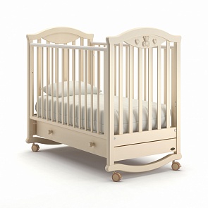 Детская кровать Nuovita Lusso dondolo, цвет - Avorio/Слоновая кость (Nuovita, LUSD_054)